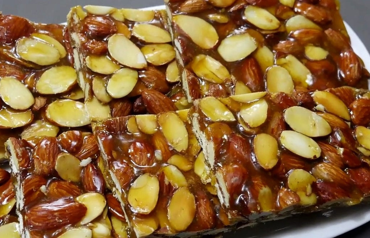 Almond chikki