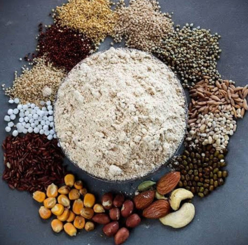 Daadaa Multigrain Powder Multigrain Nutri powder (ಮಲ್ಟಿಗ್ರೇನ್ ನ್ಯೂಟ್ರಿ ಪುಡಿ) – Healthy Jar