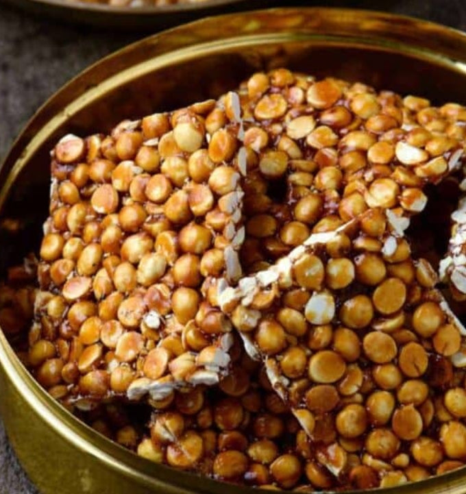 Roasted chana Chikki